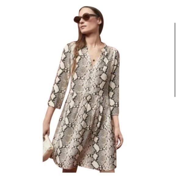 Maeve from Anthropologie like‎ new snakeskin patterned dress - Picture 2 of 5